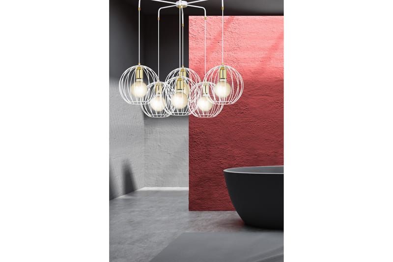 Scandinavian Choice Albio 6 pendel Vit - Kökslampa & pendellampa - Sovrumslampa - Fönsterlampa hängande