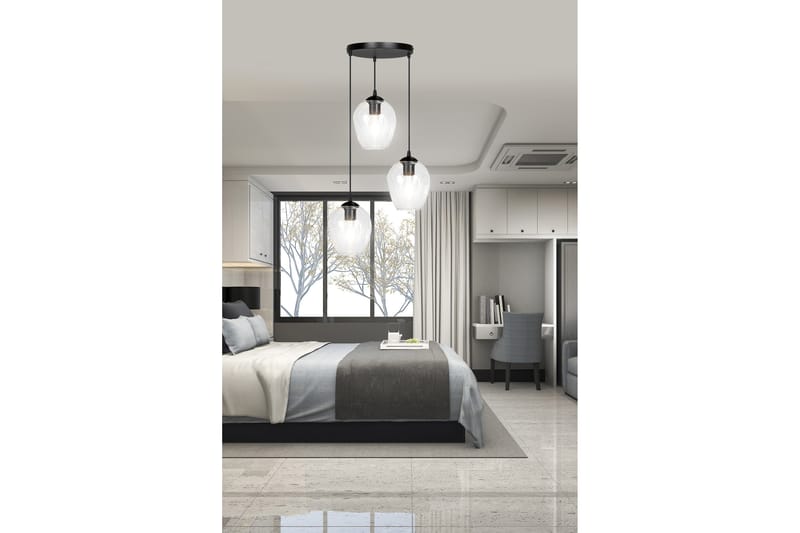 Scandinavian Choice Istar 3 Premium pendel Transparent - Kökslampa & pendellampa - Sovrumslampa - Fönsterlampa hängande