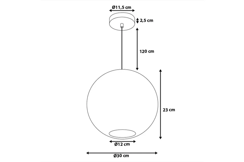 Seine Taklampa 30 cm - Koppar - Belysning - Inomhusbelysning & lampor - Taklampor & takbelysning - Kökslampa & pendellampa