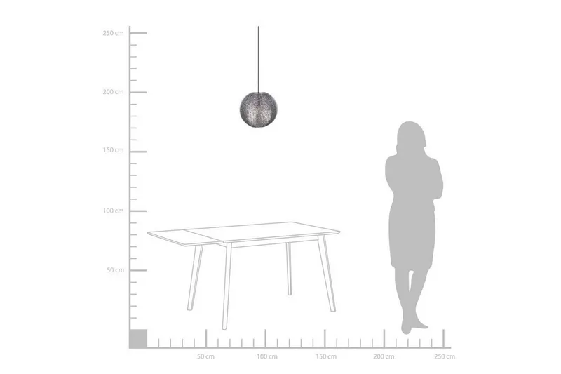 Seine Taklampa 30 cm - Silver - Belysning - Inomhusbelysning & lampor - Taklampor & takbelysning - Kökslampa & pendellampa