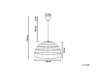 Selenge Taklampa 40 cm - Brun - Belysning - Inomhusbelysning & lampor - Taklampor & takbelysning - Kökslampa & pendellampa