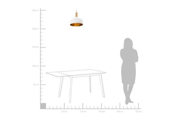 Sepik Taklampa 34 cm - Vit - Belysning - Inomhusbelysning & lampor - Taklampor & takbelysning - Kökslampa & pendellampa