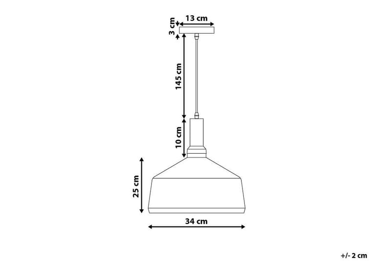 SEPIK Taklampa 34 cm - Kökslampa & pendellampa - Sovrumslampa - Fönsterlampa hängande