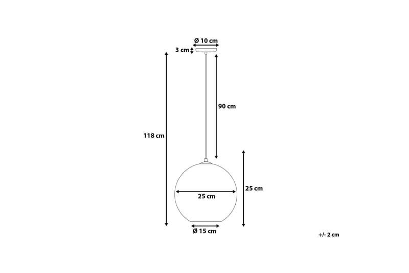SESSERA Taklampa 15 cm - Kökslampa & pendellampa - Sovrumslampa - Fönsterlampa hängande