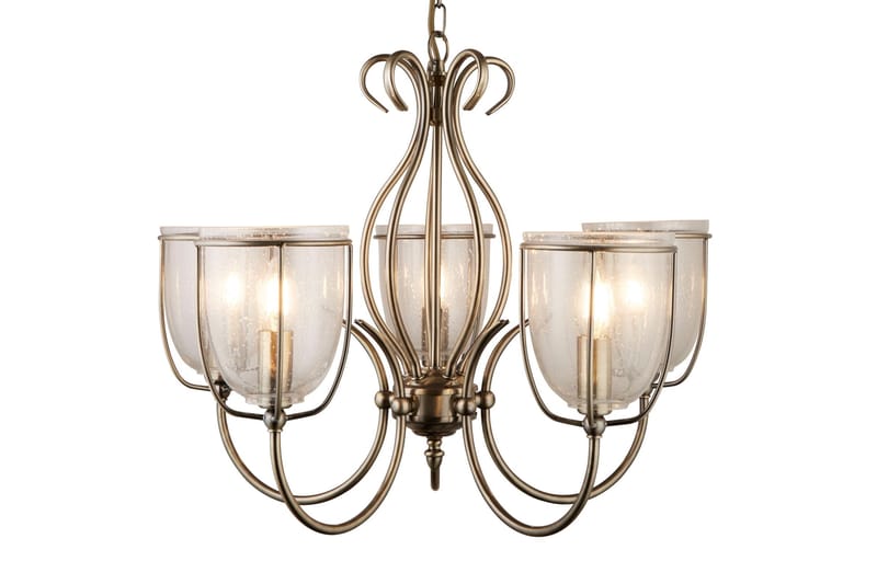 SILHOUETTE 5L Ant/Brass CW Glas - Fönsterlampa hängande - Kökslampa & pendellampa - Sovrumslampa