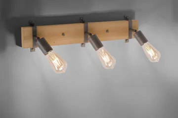 SLAT taklampa, natur trä 15 cm - Natur - Belysning - Inomhusbelysning & lampor - Taklampor & takbelysning - Kökslampa & pendellampa