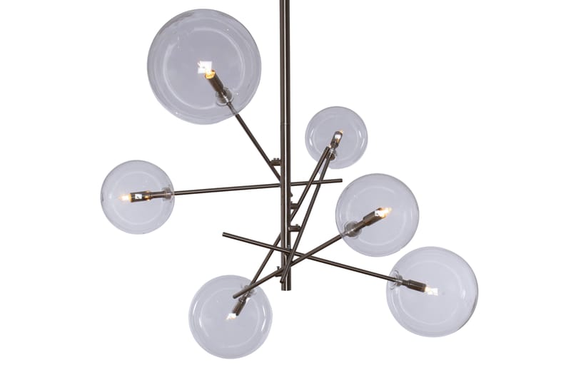 SPHERE Taklampa 6 Ljus Silver - AG Home & Light - Fönsterlampa hängande - Kökslampa & pendellampa - Sovrumslampa
