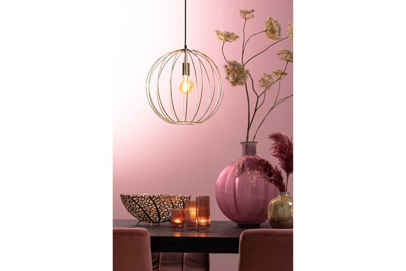 SUDEN Pendellampa 50x50 cm Guld - Light & Living - Fönsterlampa hängande - Kökslampa & pendellampa - Sovrumslampa