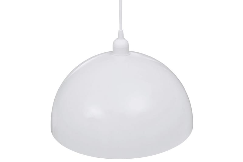 Taklampa 2 st höjdjusterbar halvrund vit - Vit - Belysning - Inomhusbelysning & lampor - Taklampor & takbelysning - Kökslampa & pendellampa