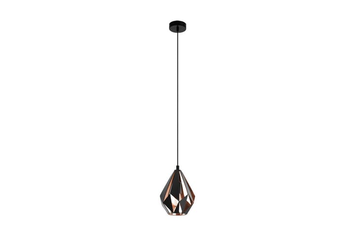 Taklampa Eglo Carlton 1 D20,5 Svart/Koppar - Fönsterlampa hängande - Kökslampa & pendellampa - Sovrumslampa