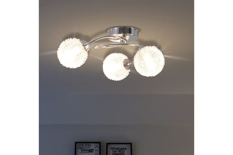 Taklampa för 3 G9-glödlampor 120 W - Vit - Kökslampa & pendellampa - Sovrumslampa - Fönsterlampa hängande
