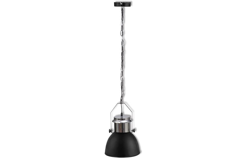 Taklampa i metall 2 st höjdjusterbar modern svart - Svart - Kökslampa & pendellampa - Sovrumslampa - Fönsterlampa hängande
