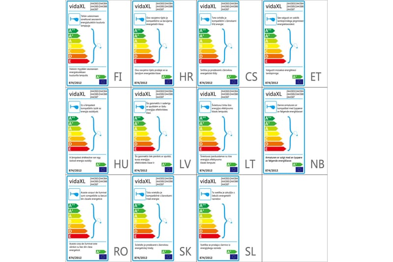 Taklampa med 2 LED-filamentlampor 8 W - Flerfärgad - Kökslampa & pendellampa - Sovrumslampa - Fönsterlampa hängande