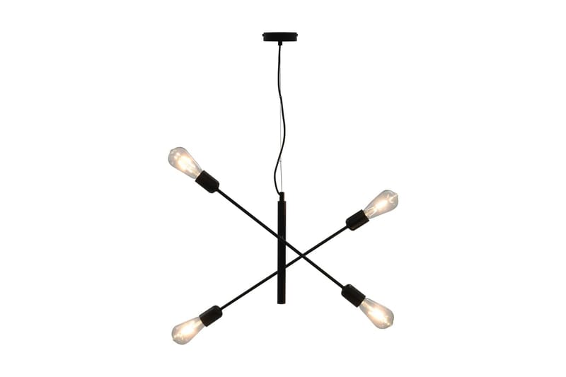 Taklampa med glödlampor 2 W svart E27 - Svart - Belysning - Inomhusbelysning & lampor - Taklampor & takbelysning - Kökslampa & pendellampa