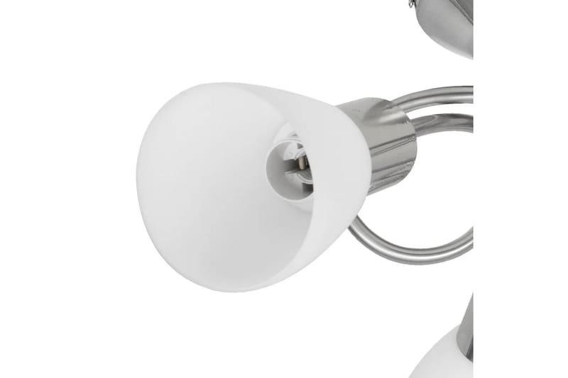 Taklampa med ovala glasskärmar för 3 E14-lampor - Vit - Belysning - Inomhusbelysning & lampor - Taklampor & takbelysning - Kökslampa & pendellampa
