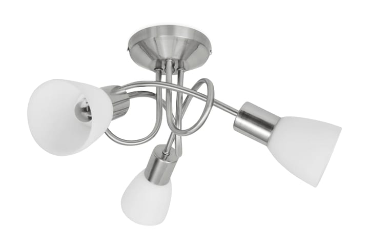 Taklampa med ovala glasskärmar för 3 E14-lampor - Fönsterlampa hängande - Kökslampa & pendellampa - Sovrumslampa