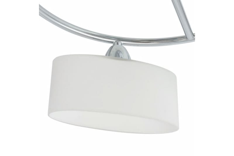 Taklampa med ovala glasskärmar för 5 E14-lampor 200 W - Vit - Belysning - Inomhusbelysning & lampor - Taklampor & takbelysning - Kökslampa & pendellampa