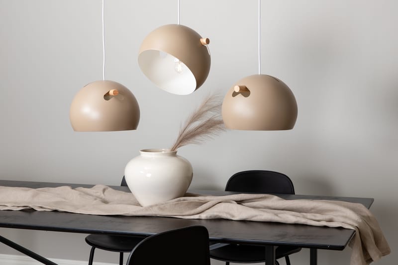 Taklampa Venture Home Tubbie Beige 29 x 22 x 97 - Brun - Belysning - Inomhusbelysning & lampor - Taklampor & takbelysning - Kökslampa & pendellampa