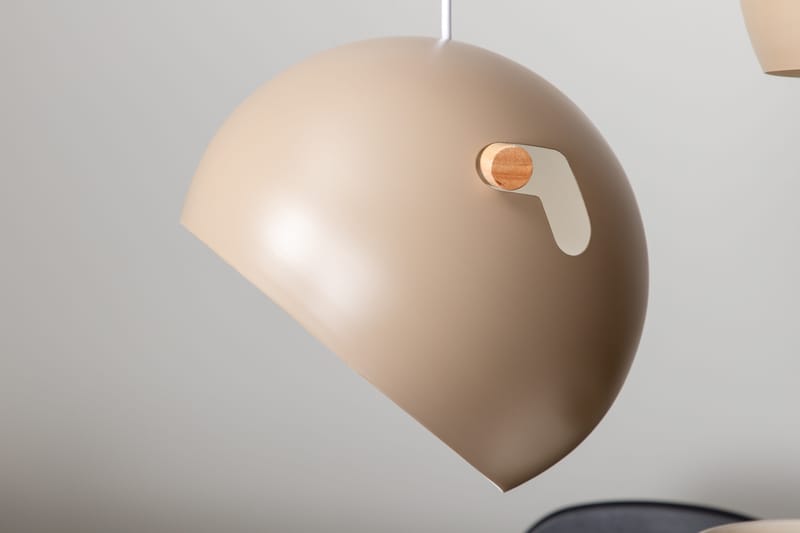 Taklampa Venture Home Tubbie Beige 29 x 22 x 97 - Brun - Belysning - Inomhusbelysning & lampor - Taklampor & takbelysning - Kökslampa & pendellampa
