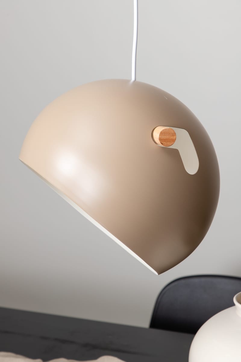 Taklampa Venture Home Tubbie Beige 29 x 22 x 97 - Brun - Belysning - Inomhusbelysning & lampor - Taklampor & takbelysning - Kökslampa & pendellampa