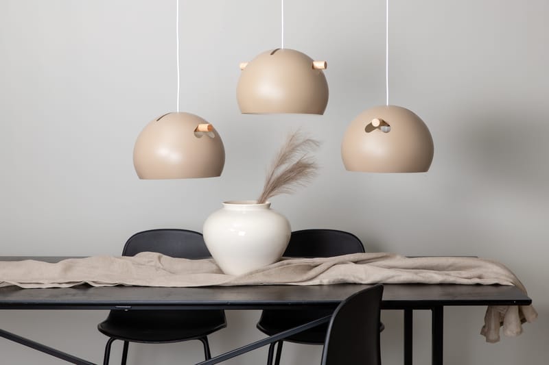 Taklampa Venture Home Tubbie Beige 29 x 22 x 97 - Brun - Belysning - Inomhusbelysning & lampor - Taklampor & takbelysning - Kökslampa & pendellampa