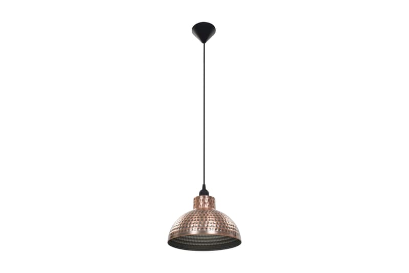 Taklampor 2 st halvrunda koppar - Brun - Fönsterlampa hängande - Kökslampa & pendellampa - Sovrumslampa