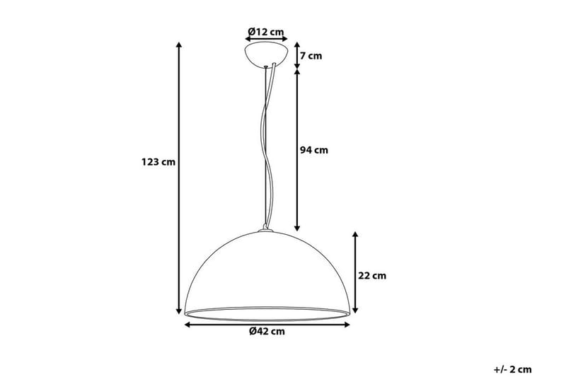TANANA Taklampa 42 cm - Kökslampa & pendellampa - Sovrumslampa - Fönsterlampa hängande