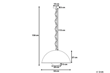 Thames Ii Taklampa 50 cm - Svart - Belysning - Inomhusbelysning & lampor - Taklampor & takbelysning - Kökslampa & pendellampa