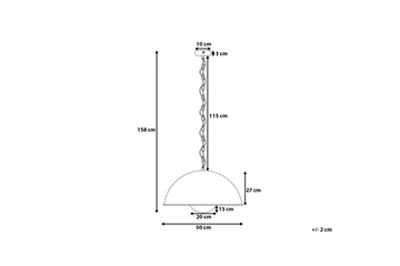 Thames Ii Taklampa 50 cm - Svart - Belysning - Inomhusbelysning & lampor - Taklampor & takbelysning - Kökslampa & pendellampa