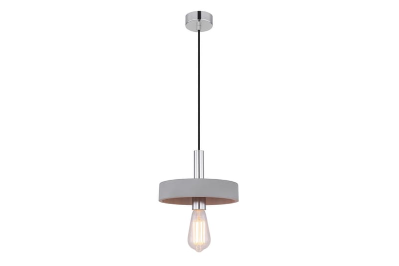 TIMO Pendellampa 29 cm Rund Grå - Globo Lighting - Kökslampa & pendellampa - Sovrumslampa - Fönsterlampa hängande