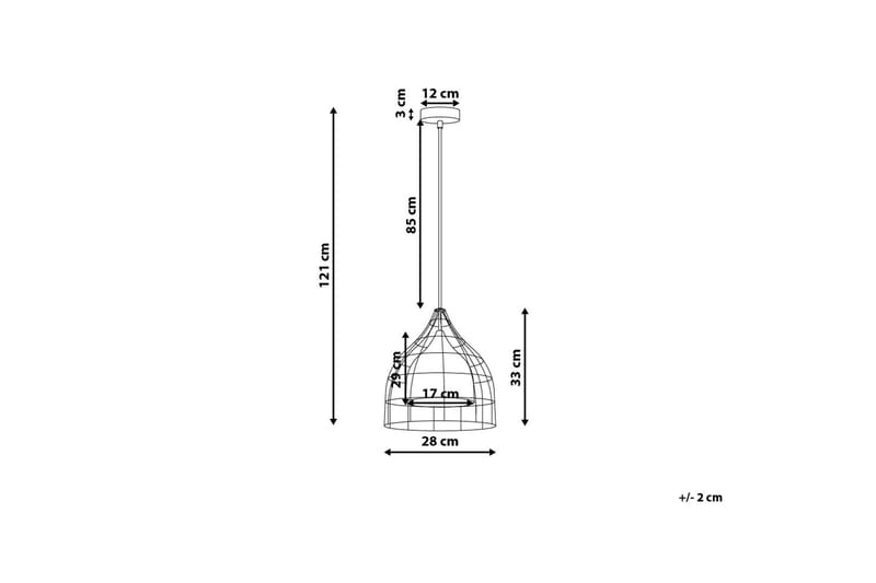 TRESA Taklampa 28 cm - Kökslampa & pendellampa - Sovrumslampa - Nätlampa - Fönsterlampa hängande