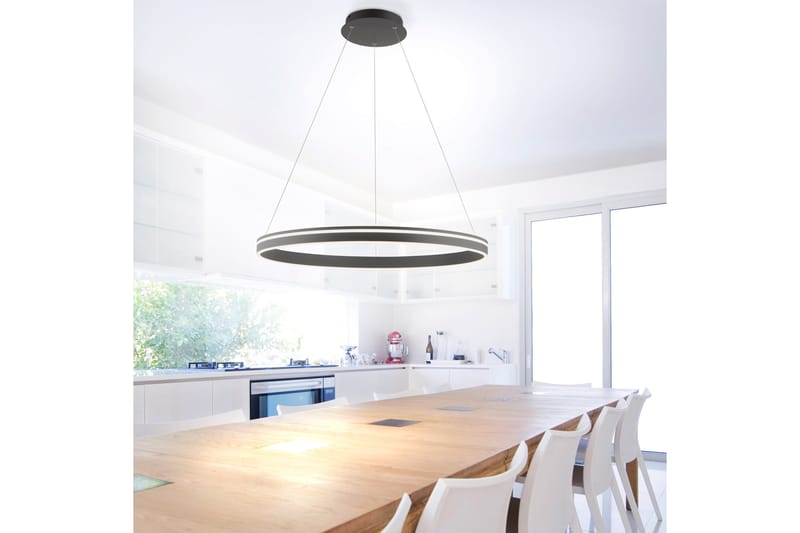 TRIUNO Pendellampa 80x80 cm Grå - Belysning - Inomhusbelysning & lampor - Taklampor & takbelysning - Kökslampa & pendellampa