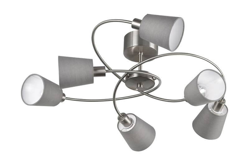 TROY Taklampa 6L Grå - Kökslampa & pendellampa - Sovrumslampa - Fönsterlampa hängande
