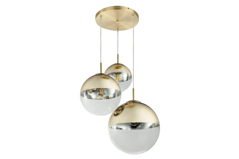 VARUS Pendellampa 36 cm Rund Guld - Globo Lighting - Kökslampa & pendellampa - Sovrumslampa - Fönsterlampa hängande