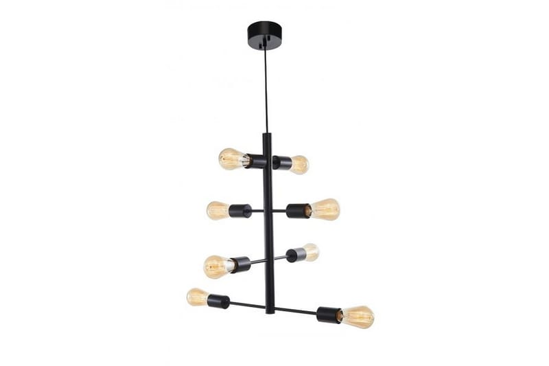 VERONA Taklampa 50 Dimbar 8 Lampor Svart - Oriva - Fönsterlampa hängande - Kökslampa & pendellampa - Sovrumslampa
