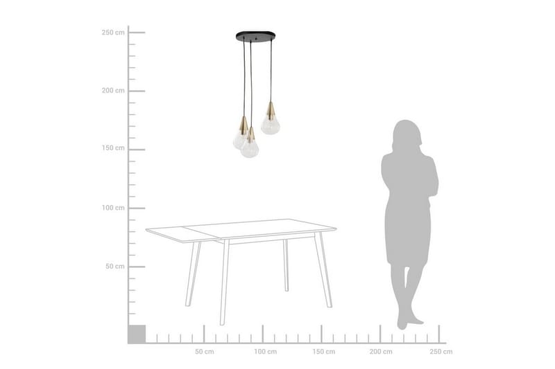 VESLE Taklampa 30 cm - Kökslampa & pendellampa - Sovrumslampa - Fönsterlampa hängande