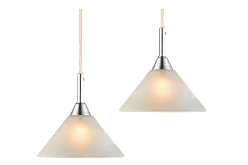 VESUS Pendel sæt 2L polar-glas - Fönsterlampa hängande - Kökslampa & pendellampa - Sovrumslampa