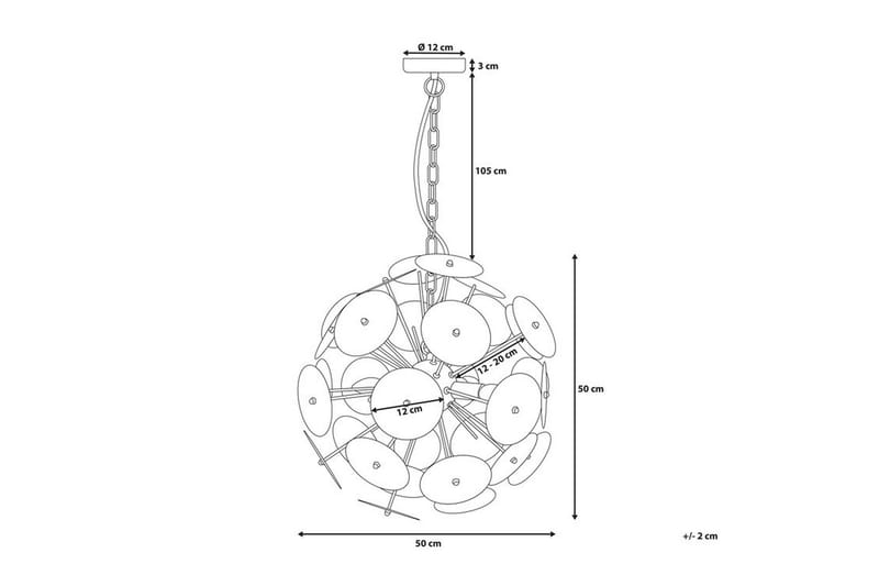 ZAMBEZI Taklampa 50 cm - Kökslampa & pendellampa - Sovrumslampa - Fönsterlampa hängande