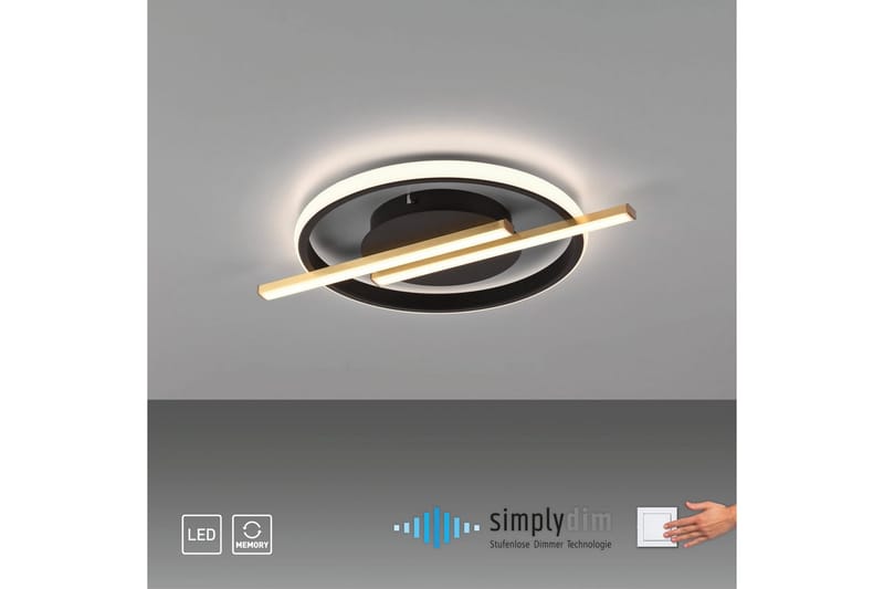 Korsa Just Light Taklampa - Brass - Belysning - Inomhusbelysning & lampor - Taklampor & takbelysning - Plafond