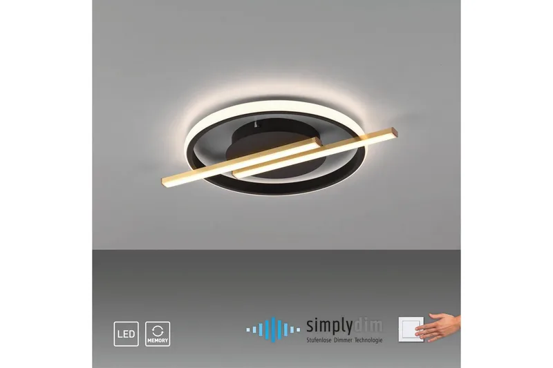Korsa Just Light Taklampa - Brass - Belysning - Inomhusbelysning & lampor - Taklampor & takbelysning - Plafond