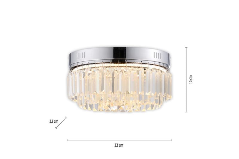 Krista Paul Neuhaus Taklampa - Chrome - Belysning - Inomhusbelysning & lampor - Taklampor & takbelysning - Plafond