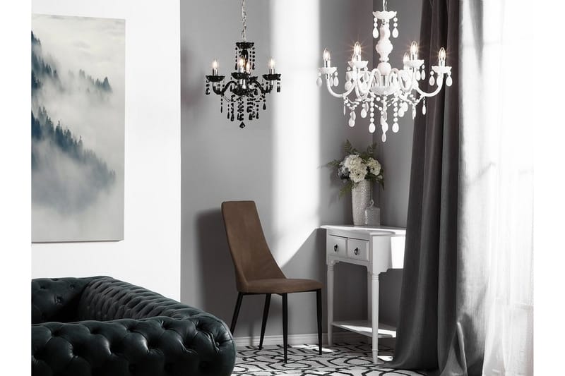 Kalang Ljuskrona 50 cm - Svart - Belysning - Inomhusbelysning & lampor - Taklampor & takbelysning - Kristallkrona & takkrona