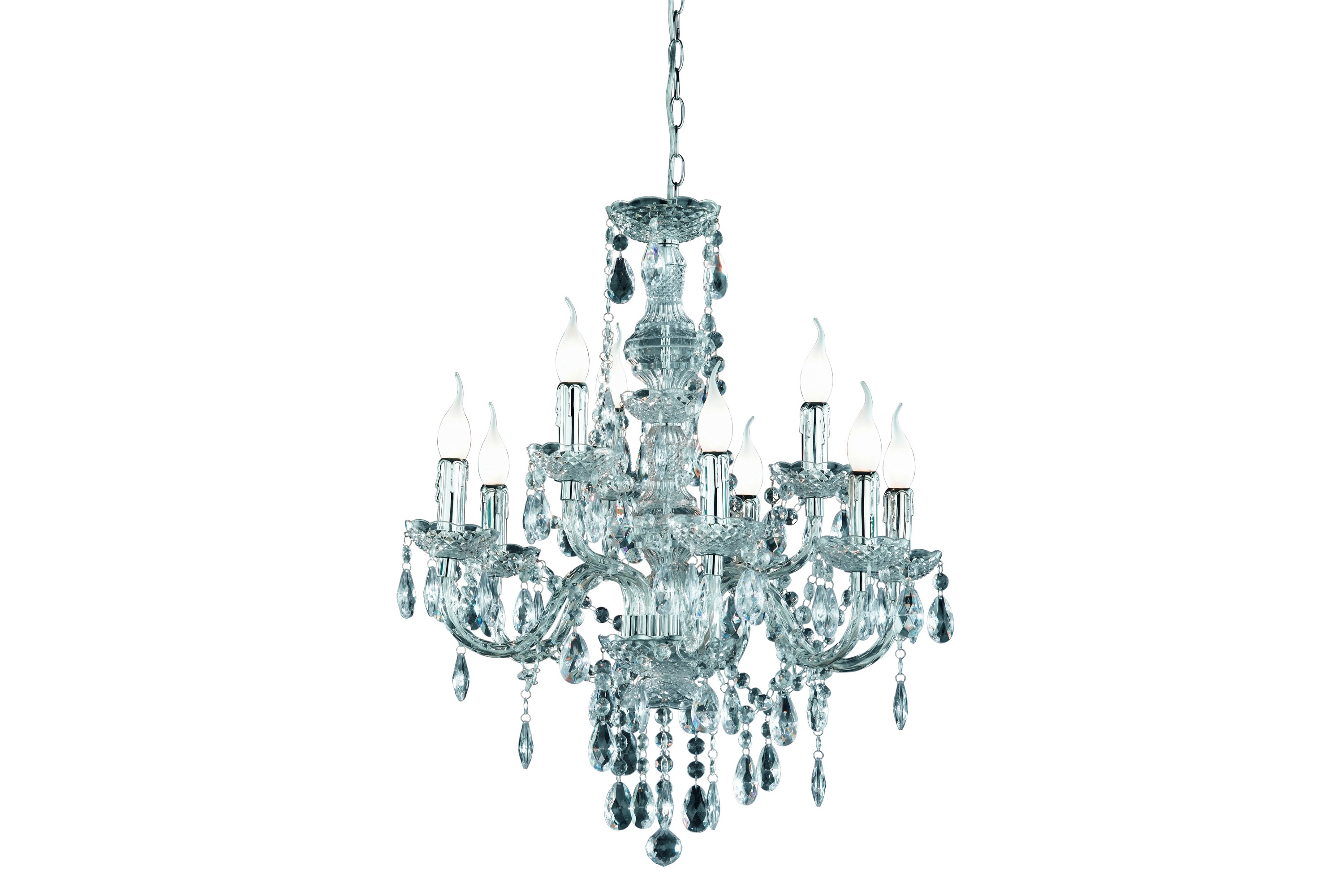 LÜSTER Kristallkrona - Transparent