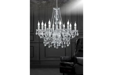 Luster Ljuskrona 10L E14 transparent - Transparent - Belysning - Inomhusbelysning & lampor - Taklampor & takbelysning - Kristallkrona & takkrona