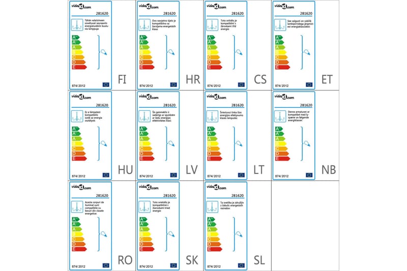 Takkrona antikvit 12xE14-glödlampor - Vit - Sovrumslampa - Kristallkrona & takkrona