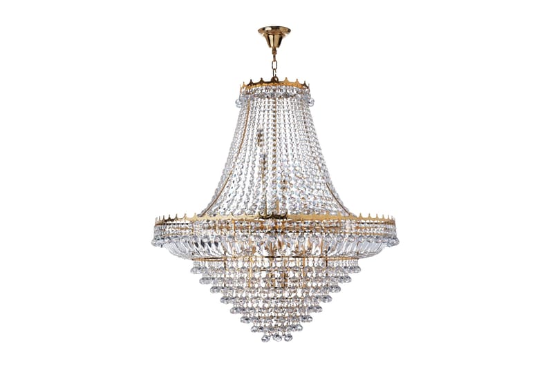 VERSAILLES 19L 102 Crystal Guld - Searchlight - Sovrumslampa - Kristallkrona & takkrona