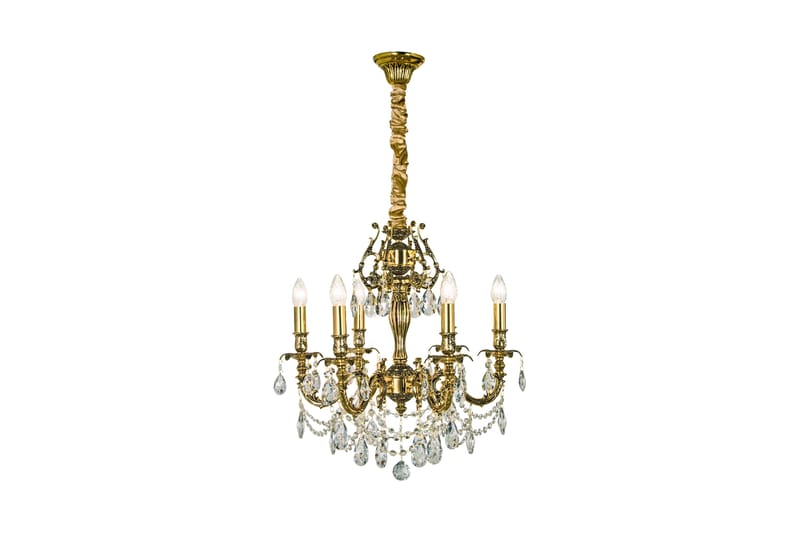 VERSAILLES takkrona guld - Sovrumslampa - Kristallkrona & takkrona