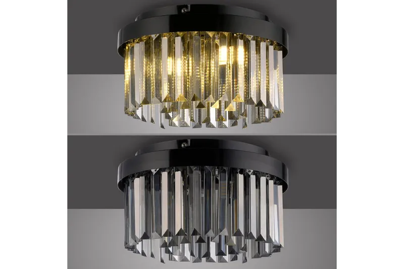 Kulunka Just Light Krona - Black - Belysning - Inomhusbelysning & lampor - Taklampor & takbelysning - Kristallkrona & takkrona