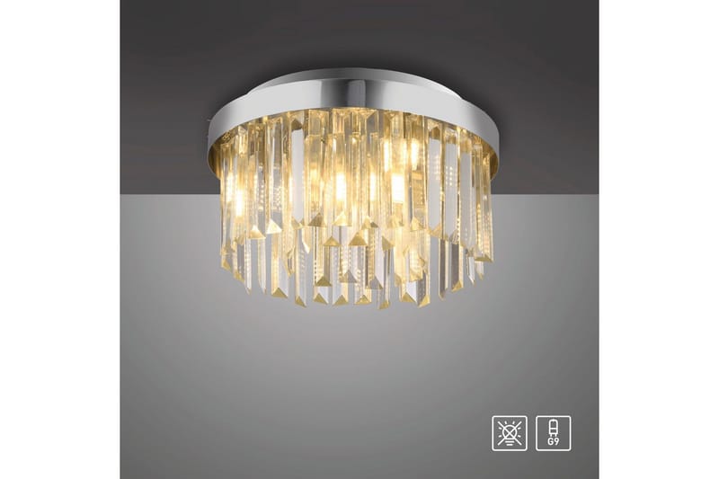 Kulunka Just Light Krona - Chrome - Belysning - Inomhusbelysning & lampor - Taklampor & takbelysning - Kristallkrona & takkrona