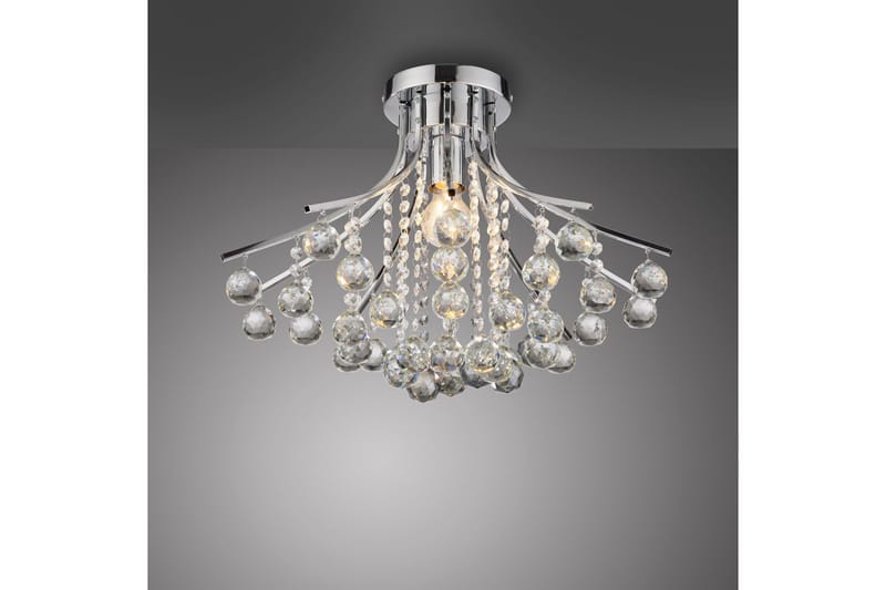Kulunka Just Light Krona - Chrome - Belysning - Inomhusbelysning & lampor - Taklampor & takbelysning - Kristallkrona & takkrona